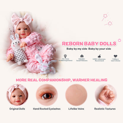 Lifelike Reborn Baby Dolls -  Realistic Features & Accessories, Perfect for Play & Gifting (Ages 3+)