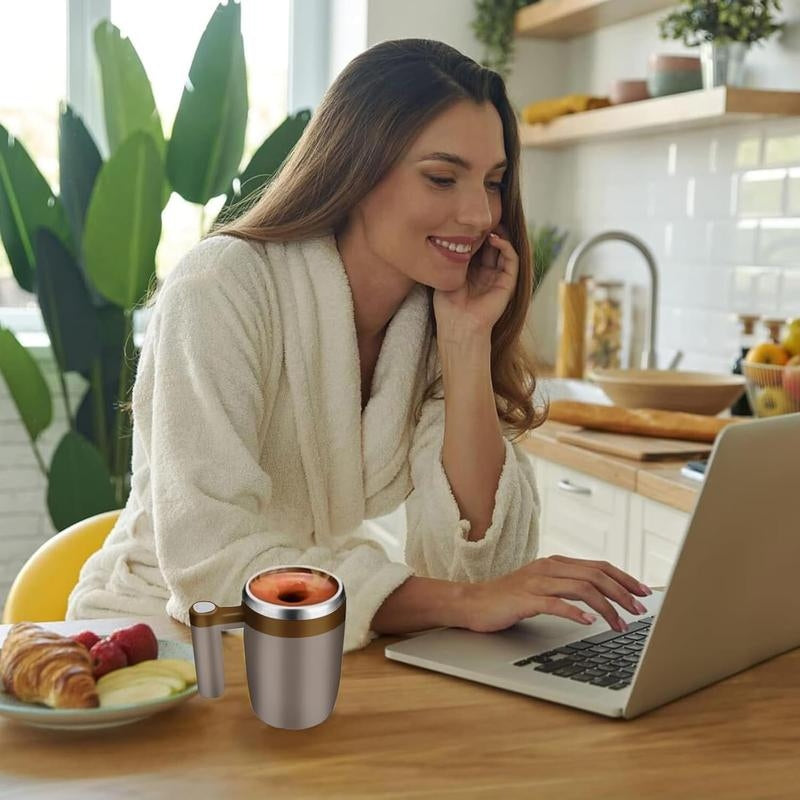 Auto Magnetic Self-Stirring Mug - Rechargeable Auto Magnetic Coffee Mug