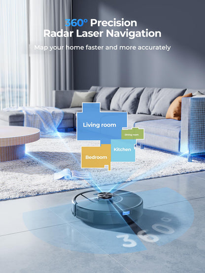 【3-in-1】Clean Intelligent Robot Vacuum for 2025 - Art of Laser Navigation