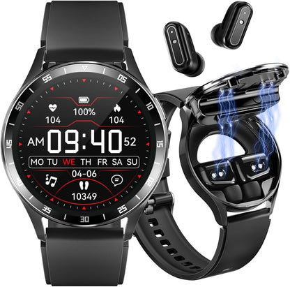 ✨ Smart Watch with Built-in Earbuds – Your Ultimate 2-in-1 Tech Companion 🕒🎧