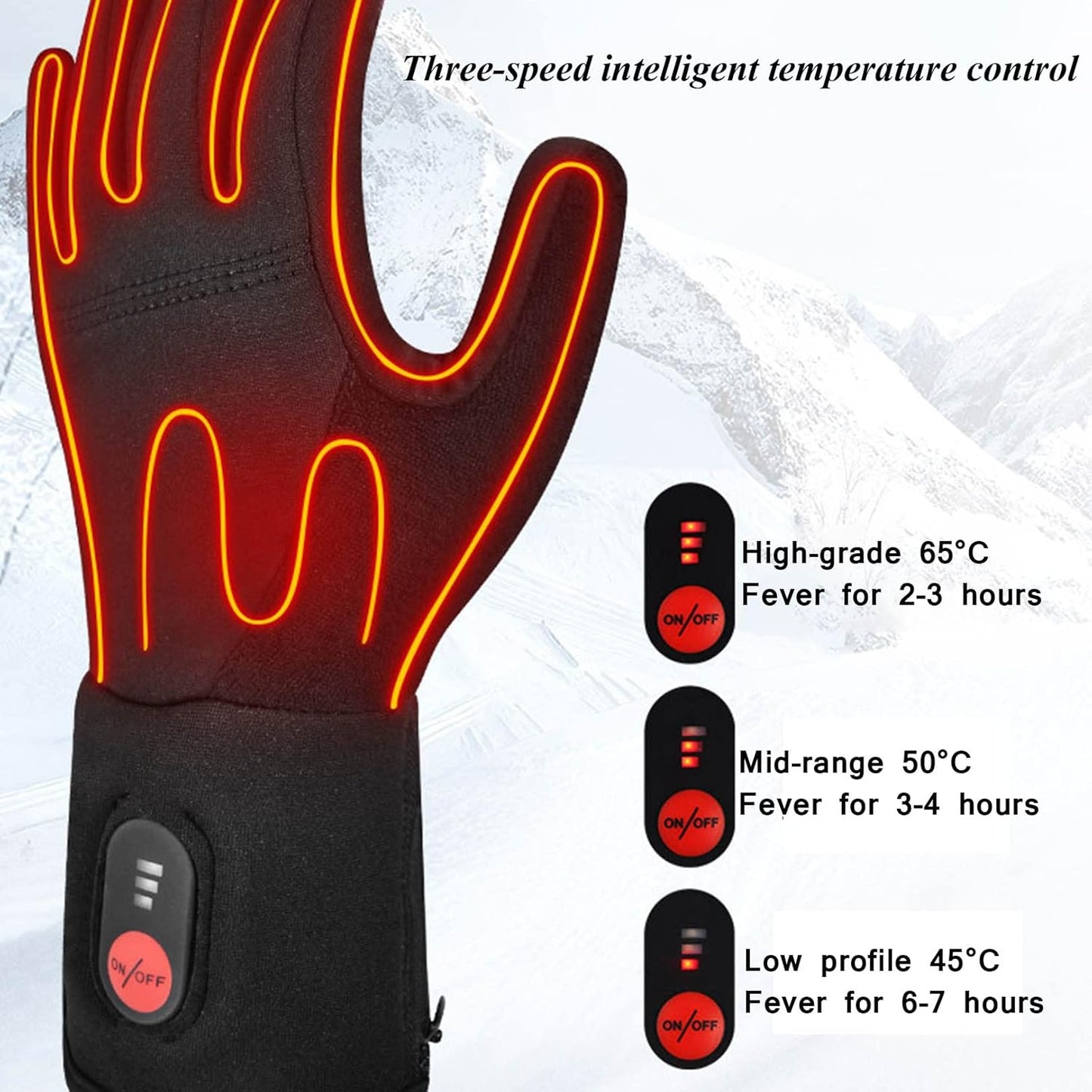 Heated Anti-slip Gloves - Turn Cold Days Into Cozy Adventures