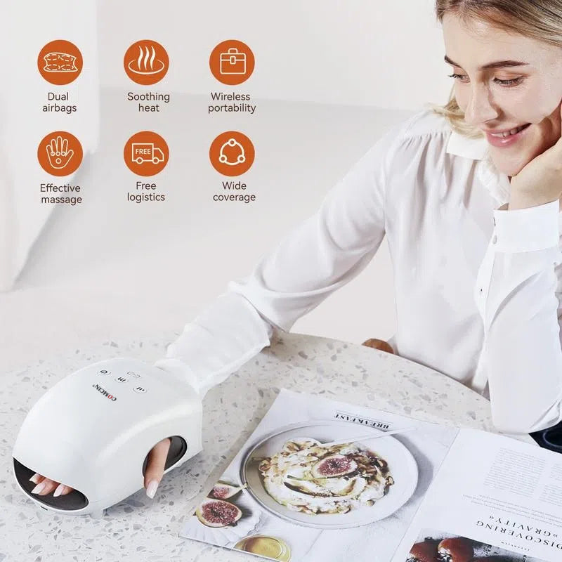 Perfect Family Gift 🎁 - Portable Hand Massager with Comfort Heat