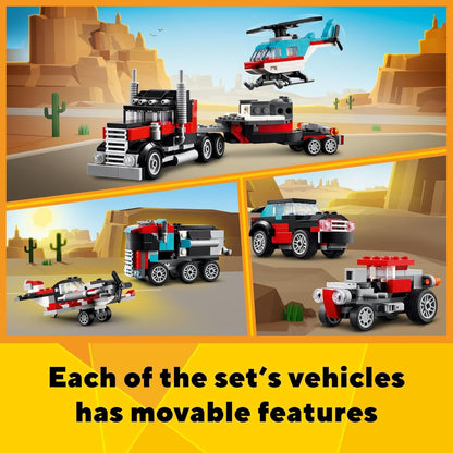 Flatbed Truck with Helicopter / 50% OFF（Limited Offer）