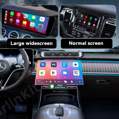 Wireless CarPlay and Android Auto AI Box Lite for Factory Wired CarPlay Cars