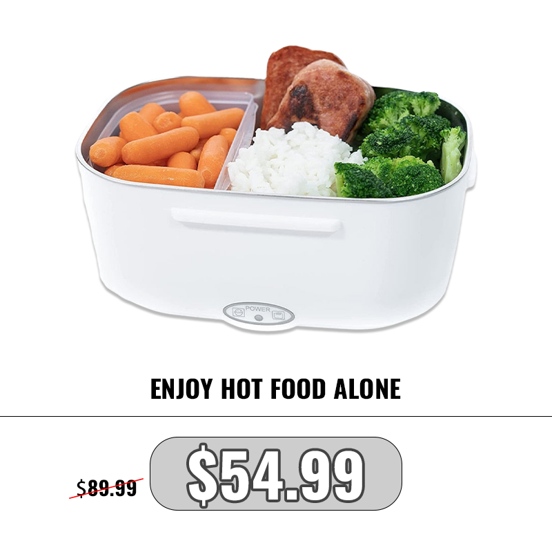 Enjoy Hot Meal Everyday: Portable Heated Lunch Box for Car truck and Home Work Enjoy Hot Meal Everyday