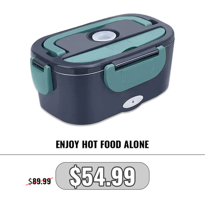 Enjoy Hot Meal Everyday: Portable Heated Lunch Box for Car truck and Home Work Enjoy Hot Meal Everyday