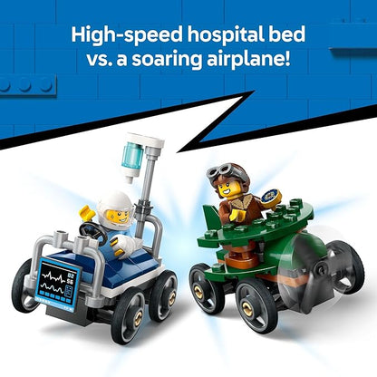 Airplane vs. Hospital Bed Race Car Pack / 50% OFF（Limited Offer）