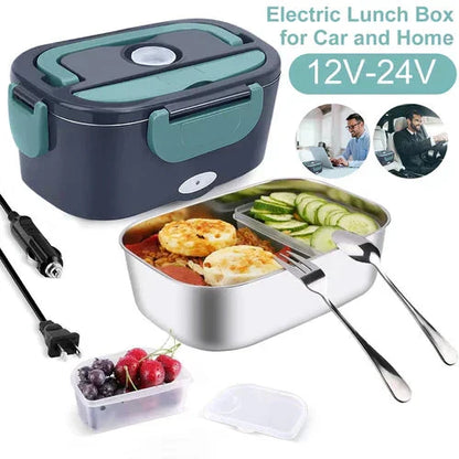 Enjoy Hot Meal Everyday: Portable Heated Lunch Box for Car truck and Home Work Enjoy Hot Meal Everyday